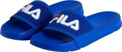 Klapki męskie Fila Morro Bay Spiro niebieskie FFM0411 50051 43. Niebieskie klapki męskie Fila, bez wzorów, bez zapięcia. Za 98.99 zł.