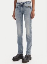 G-Star Raw Jeansy D02153-D987-H959 Niebieski Slim Fit. Niebieskie jeansy damskie G-Star Raw, bez wzorów, z bawełny, retro. Za 549.99 zł.