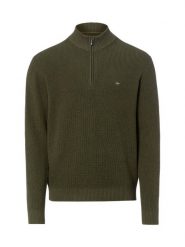 Fynch-Hatton sweter z dzianiny Mężczyźni Bawełna zielony, XL. Zielone swetry męskie Fynch-Hatton, m, bez wzorów, z bawełny, bez kołnierzyka, bez ramiączek. Za 279.95 zł.