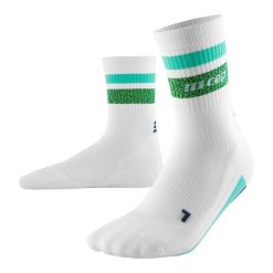 Skarpety kompresyjne damskie sportowe CEP Miami Vibes 80's krótkie. Białe skarpetki damskie CEP, bez wzorów. Za 74.00 zł.