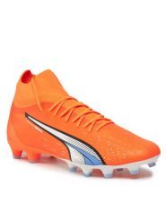 Puma Buty do piłki nożnej Ultra Pro 107240 01 Pomarańczowy. Brązowe buty sportowe męskie Puma, bez wzorów, ze skóry, bez zapięcia. Za 346.99 zł.