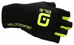 Rękawiczki rowerowe Alé Cycling Velocissimo Crono. Czarne rękawiczki męskie ALÉ CYCLING, na lato, bez wzorów, z elastanu. Za 167.99 zł.