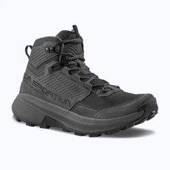 Buty trekkingowe męskie La Sportiva Prodigio Hike LT GTX. Szare trekkingi męskie La Sportiva, z gore-texu, za kostkę, bez zapięcia. Za 1,099.00 zł.