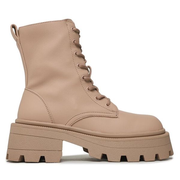 Trapery ONLY. Brązowe trapery damskie ONLY, bez zapięcia. Za 169.99 zł.