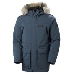Parka Helly Hansen Reine. Szare parki męskie Helly Hansen, na zimę, m, bez wzorów, bez kołnierzyka, bez kaptura. Za 1,356.50 zł.