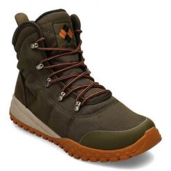 Buty trekkingowe męskie Columbia Fairbanks Omniheat. Buty zimowe męskie Columbia, bez wzorów, z materiału, za kostkę, bez obcasa, bez zapięcia. Za 517.99 zł.