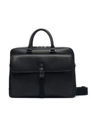 Calvin Klein Torba na laptopa Emblem Hw Commuter LV04D3504G Czarny. Czarne torby na laptopa damskie Calvin Klein, bez wzorów, ze skóry. Za 649.99 zł.
