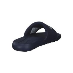 Klapki męskie Nike Victori One Slide. Niebieskie klapki męskie Nike, bez wzorów, z materiału, bez zapięcia. Za 138.99 zł.