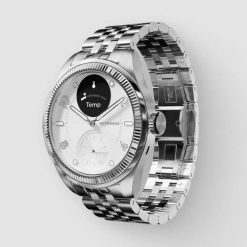 Zegarek Withings Scanwatch Nova Brilliant - funkcje EKG, pomiar pulsu, SPO2, temperatury, aktywność fizyczna i sen (39mm, titanium gray). Szare zegarki smartwatch Withings, bez wzorów. Za 3,277.99 zł.
