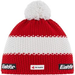 Czapka zimowa Eisbar Star Pompon MÜ SKA. Czerwone czapki damskie Eisbar, na zimę, bez wzorów. Za 229.99 zł.