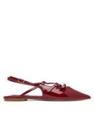 Steve Madden Sandały Cianna SM11003709 Bordowy. Czerwone sandały damskie Steve Madden, bez wzorów, ze skóry, bez obcasa, na płaskiej podeszwie, bez zapięcia. Za 309.99 zł.
