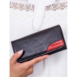 Portfel damski skórzany Cavaldi RD-10-CMN czarny - CZARNY Z CZERWONYM. Czarne portfele damskie 4U Cavaldi, ze skóry. Za 54.99 zł.
