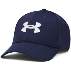 Czapka z daszkiem Under Armour Blitzing. Białe czapki damskie Under Armour, bez wzorów, sportowe. Za 77.99 zł.