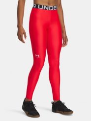 Legginsy damskie Under Armour UA HG Legging-RED. Czerwone legginsy damskie Under Armour, bez wzorów, z materiału. Za 229.83 zł.