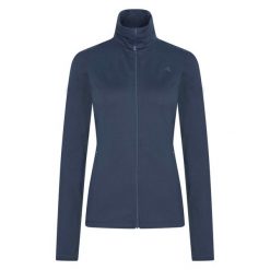 Damska bluza dresowa Euro-Star Elena. Niebieskie bluzy damskie EURO-STAR, bez wzorów, z dresówki, eleganckie, bez ramiączek, bez kaptura. Za 444.00 zł.