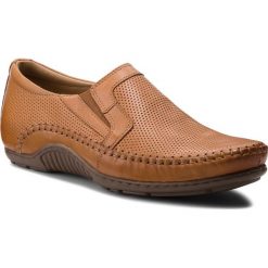 Półbuty LASOCKI FOR MEN MI07-A688-A489-04. Brązowe półbuty męskie Lasocki For Men, bez wzorów, ze skóry, bez obcasa, bez zapięcia. Za 179.99 zł.
