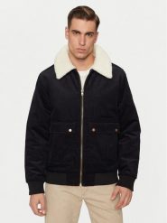 Wrangler Kurtka bomber Aviator 112357270 Czarny Regular Fit. Czarne kurtki męskie Wrangler, m, bez wzorów, z bawełny, bez kaptura. Za 334.99 zł.