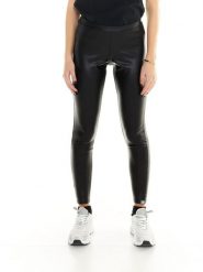 Legginsy Leone 1947 Glam Winter Damen Kunstleder z etykietą Etikett. Czarne legginsy damskie LEONE 1947 APPAREL, bez wzorów, ze skóry. Za 294.70 zł.