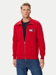 Tommy Hilfiger Bluza Brand Love MW0MW44941 Czerwony Regular Fit. Czerwone bluzy męskie Tommy Hilfiger, m, bez wzorów, z bawełny, bez ramiączek, bez kaptura. Za 489.99 zł.