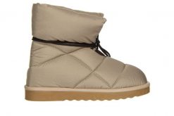 Botki Bayla-200 159 LV701 Bej 200029, Beżowy, Tkanina - 37. Brązowe botki damskie Bayla, bez wzorów, z gumy, eleganckie, za kostkę, bez obcasa, bez zapięcia. W wyprzedaży za 149.00 zł.