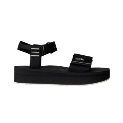 The North Face Sandały Skeena Platform Nf0A8Ae7Vor. Czarne sandały damskie The North Face, bez wzorów, bez obcasa, bez zapięcia. Za 225.99 zł.