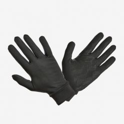 Rękawiczki tenisowe Artengo. Czarne rękawiczki męskie ARTENGO, na zimę, bez wzorów, z elastanu. Za 44.99 zł.