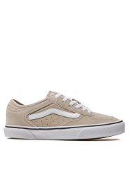 Vans Tenisówki Rowley Classic VN0009QJBAT1 Beżowy. Brązowe trampki i tenisówki damskie Vans, bez wzorów, z materiału, bez zapięcia. Za 209.99 zł.