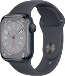 Smartwatch Apple Watch 8 45mm GPS Midnight Alu Sport Granatowy (MNP13). Niebieskie zegarki smartwatch Apple, bez wzorów. Za 4,596.00 zł.