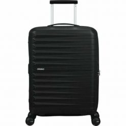 Walizka kabinowa American Tourister 155259-361E Czarny. Czarne walizki damskie American Tourister, bez wzorów. Za 593.50 zł.