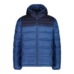 Kurtka ocieplana męska CMP Quorro. Niebieskie kurtki męskie CMP, m, bez wzorów, sportowe, bez kaptura. Za 410.49 zł.