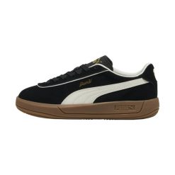 Buty sportowe Puma Club Klassika Sd. Czarne obuwie sportowe damskie Puma, bez wzorów, z zamszu, bez zapięcia. Za 490.00 zł.