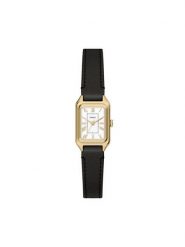 Fossil Zegarek Raquel Mini ES5470 Czarny. Czarne, analogowe zegarki damskie FOSSIL, ze skóry. Za 689.99 zł.