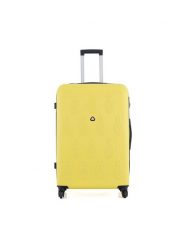 Semi Line Walizka duża T5571-6 Żółty. Żółte walizki damskie Semi-line, bez wzorów, z tworzywa sztucznego, duże. Za 249.99 zł.