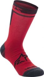 Alpinestars Skarpetki ALPINESTARS WINTER THERM SOCKS 17, red black Rozmiar: M. Czarne skarpety męskie Alpinestars, bez wzorów. Za 146.38 zł.