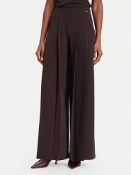 Marciano Guess Spodnie palazzo G6YB12 W3205 Brązowy ciemny Wide Leg. Brązowe spodnie materiałowe damskie Marciano Guess, z aplikacjami, z materiału. Za 779.99 zł.