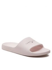 Tommy Jeans Klapki Tjw Printed Pu Pool Slide EN0EN02693 Écru. Klapki damskie Tommy Jeans, bez wzorów, z jeansu, bez obcasa, bez zapięcia. Za 109.99 zł.