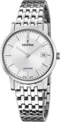 Zegarek Festina Zegarek damski Festina F20019-1 srebrny. Szare zegarki damskie Festina, srebrne. Za 577.00 zł.