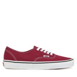 Tenisówki Vans. Czerwone trampki męskie Vans, bez wzorów, bez zapięcia, vans authentic. Za 189.99 zł.