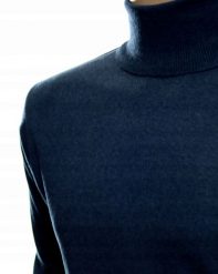 Sweter męski z golfem golf z wełny wełniany XL indygo ciemne 505. Swetry męskie Selantino, m, bez wzorów, z wełny, bez kołnierzyka, bez ramiączek. Za 151.28 zł.