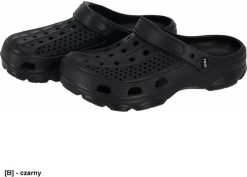 Reis BCTRACE - Klapki TRACE tworzywo EVA wsuwane pasek dwufunkcyjny przekładanyy na piętę wyprofilowana podeszwa komfort użytkowania - czarny 40. Czarne klapki męskie Reis, bez wzorów, z tworzywa sztucznego, bez zapięcia. Za 18.08 zł.