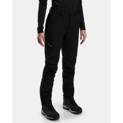 Damskie spodnie hardshell Kilpi MESTALO-W. Czarne spodnie sportowe damskie Kilpi, bez wzorów, z hardshellu, sportowe, trekkingowe. Za 669.93 zł.