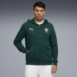 Męska kurtka dresowa z kapturem Maroka ftblCulture PUMA. Białe kurtki męskie Puma, m, bez wzorów, z dresówki, sportowe, z kapturem. Za 299.00 zł.