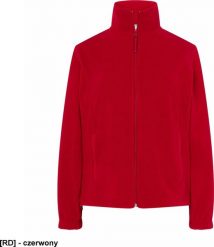 JHK FLRL300 - Bluza polarowa damska, taliowana, z suwakiem i dwoma zapinanymi kieszeniami - czerwony S. Czerwone bluzy damskie JHK, s, bez wzorów, z polaru, bez ramiączek, bez kaptura. Za 58.74 zł.