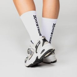 Skarpetki Hystride Performance - Skarpetki do biegania. Białe skarpetki damskie HYSTRIDE, bez wzorów. Za 48.00 zł.