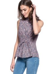 BLUZKA DAMSKA MUSTANG EVI SUMMER BLOUSE 1009464 11711. Bluzki damskie Mustang, s, bez wzorów, bez kołnierzyka, bez ramiączek. W wyprzedaży za 39.99 zł.