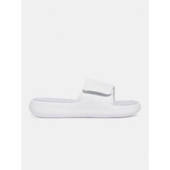 Klapki Sportowe Under Armour W Ignite Pro 8 Sl 8. Białe obuwie sportowe damskie Under Armour, na lato, bez wzorów, bez zapięcia. W wyprzedaży za 122.62 zł.