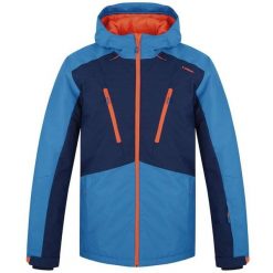 Męska kurtka narciarska Loap Lawur niebieska. Brązowe kurtki sportowe męskie ZSPORT, m, bez wzorów, bez kaptura, do jazdy konnej. Za 380.99 zł.