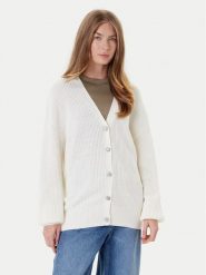 Guess Kardigan W5YR06 Z3OO0 Écru Regular Fit. Kardigany damskie Guess, xl, z aplikacjami, z bawełny, bez kołnierzyka. Za 339.99 zł.
