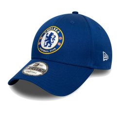 Czapka New Era 9Forty Chelsea FC Lion Crest. Niebieskie czapki damskie New Era, na wiosnę, bez wzorów. Za 109.25 zł.