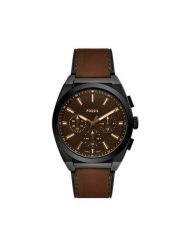 Fossil Zegarek Everett FS6108 Brązowy. Brązowe, analogowe zegarki męskie FOSSIL, bez wzorów. Za 759.99 zł.